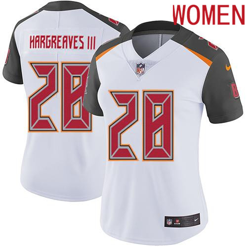 2019 Women Tampa Bay Buccaneers 28 Hargreaves III white Nike Vapor Untouchable Limited NFL Jersey